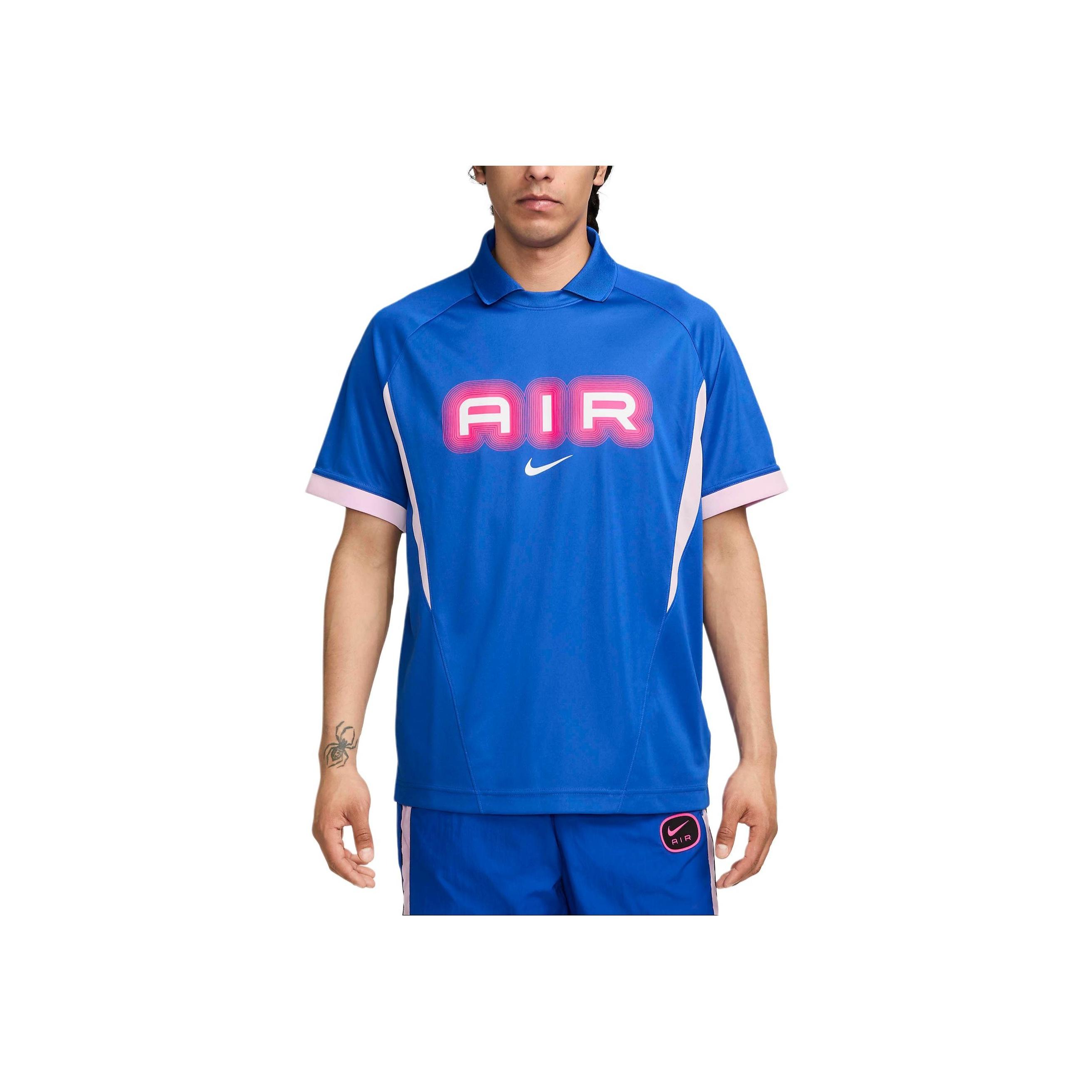 

Nike Короткие рукава трикотажные мужские плавки Game Royal/Pink Foam/Hyer Pink HM0173-480 XL