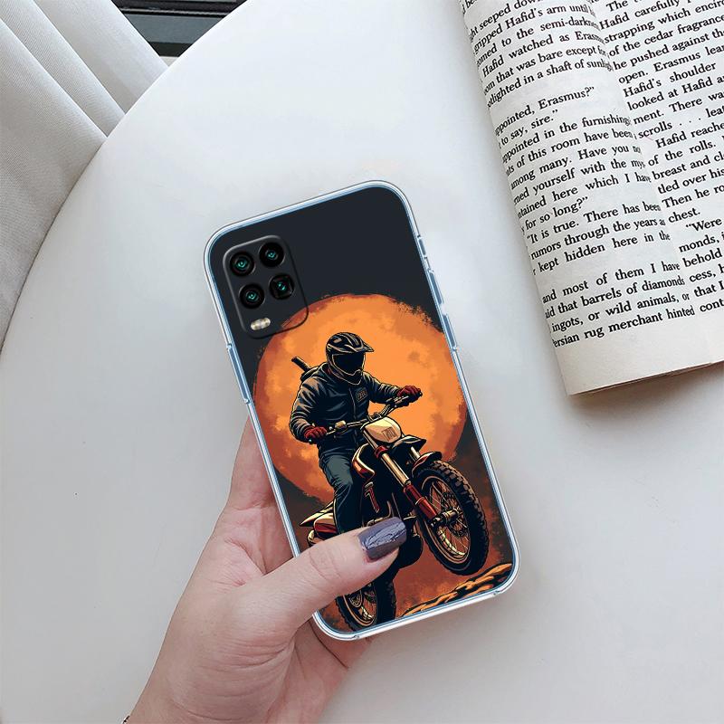 RA18 Motorcycle Racing Transparent Phone Case for Motorola Moto Edge 20 30 40 50 S30 Fusion Ultra Pro Neo Lite + G200 G23