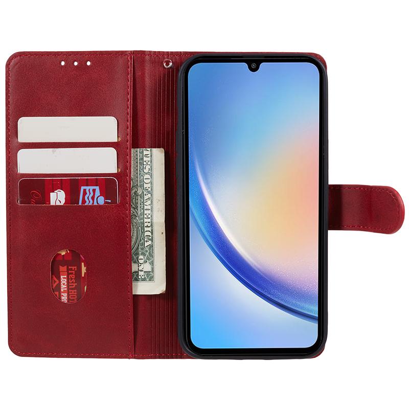 For Samsung Galaxy A05s 4G Case Anti-Scratch PU Leather Wallet Flip Phone Cover