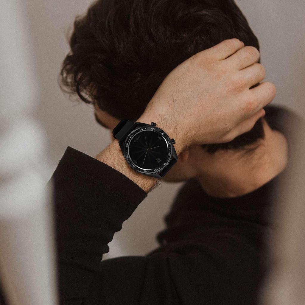 WOCCI 15mm Silicone Rubber Waterproof Replacement Watch Quick Black with Black Buckle Strap, Strap, Release,