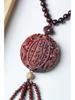 Indonesian Rosewood & Blood Sandalwood Peace Amulet Car Pendant for Men & Women