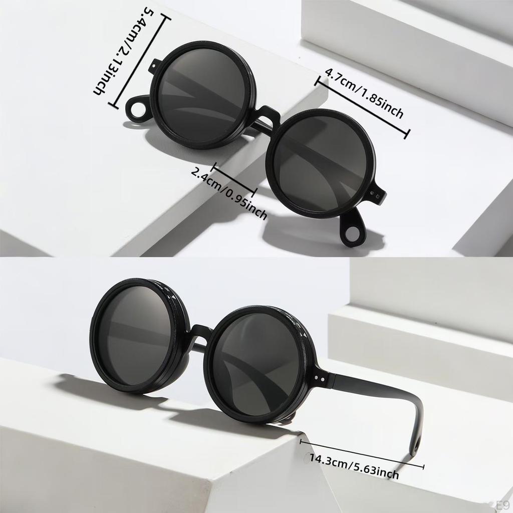 Adjustable Polarized Sunglasses Sun Protection for Camping Women Men Fishing Style A