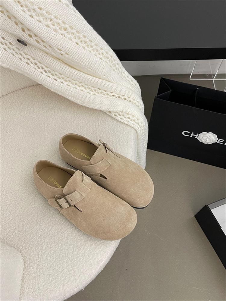 Shoes Woman 2025 Female Leather Comfy Flats Loafers Trotter Moccasins Potato Shoes with Arch Support New London Clogs for Girls