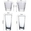 300ml/320ml/330ml/420ml Kreatives Barzubehör Luxuriöses Cocktailglas Gehämmertes Wasserglas Haushaltsmilchbecher Teetasse Klassisches Whiskeyglas