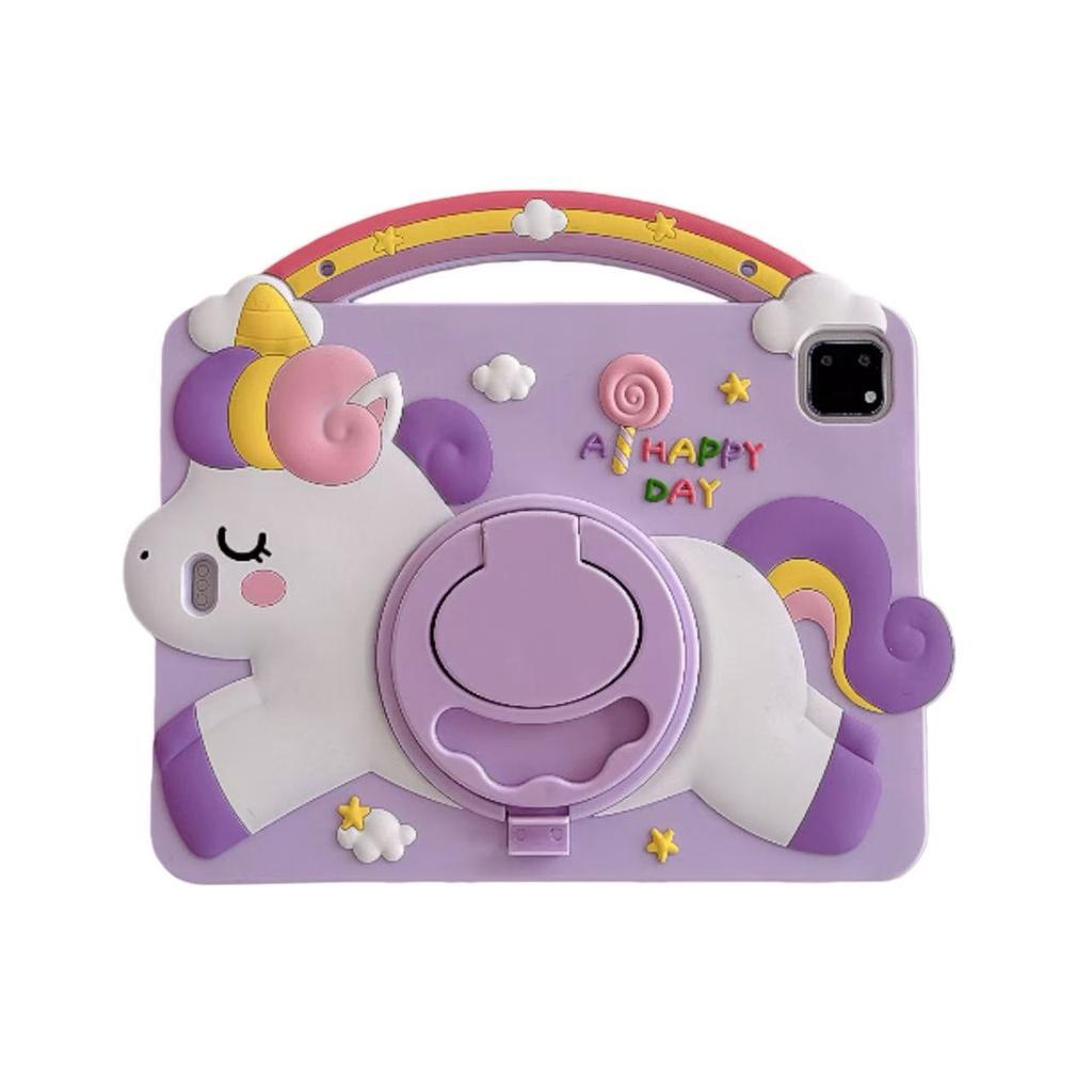 Custodia Cavallo Cartoon per iPad A19 12a A16 Air11 M4 M3 M2 Pro11 M4 M2 9.7 10.2 10.9 iPad 6 7 8 9 10a iPad Air 4 5