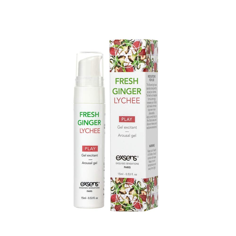 

exsens play gel fresh ginger lychee &