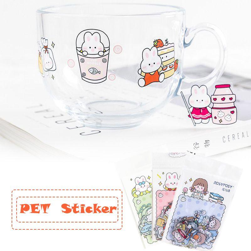 Rosyposy Fresh And Lovely Sticker Bag With Beautiful Hand-painted Patterns And Colors