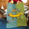 Cartoon C-CatD-Dog Throw Flannel Cozy Print Blanket, Portable, Durable Machine Washable Cute Cool