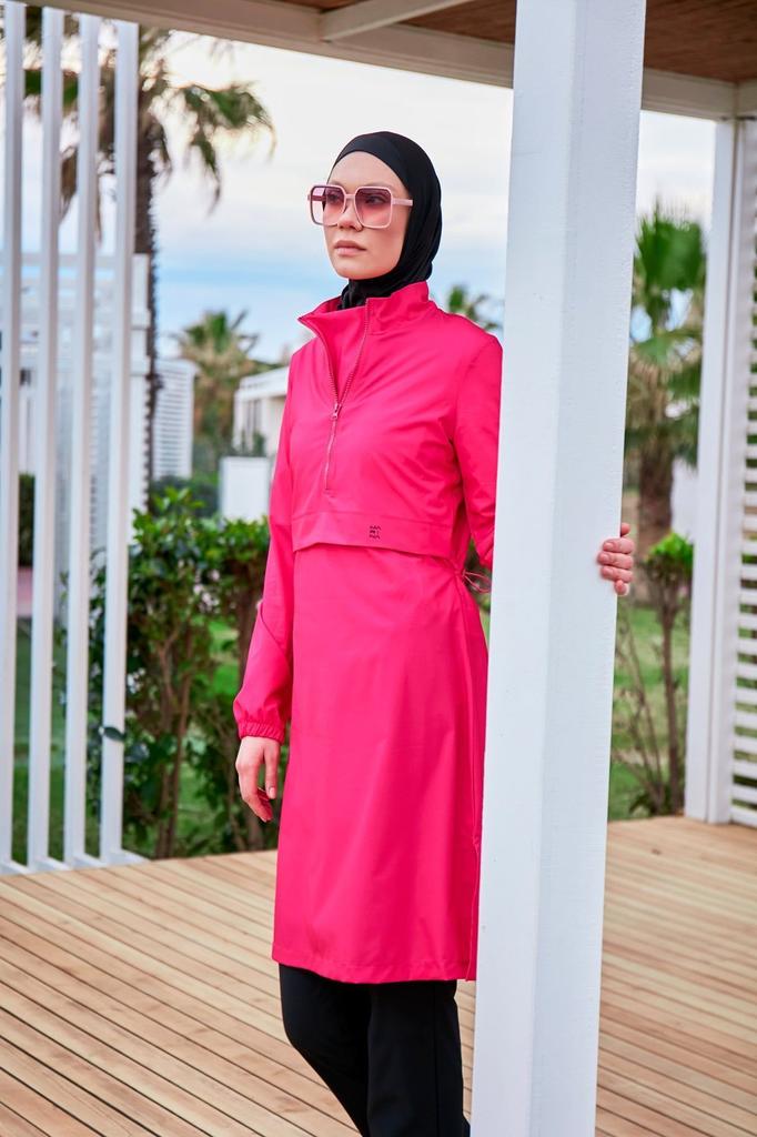 Muslimischer bescheidener islamischer Burkini-Strand-Schwimmanzug für Damen, Bademode, Hijab, Strandmode, Badeanzug 