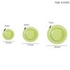 3Pcs Miniature Western Cuisine Plate Dollhouse Kitchen Simulation Food Plate DIY Mini Decoration Accessories For Toys