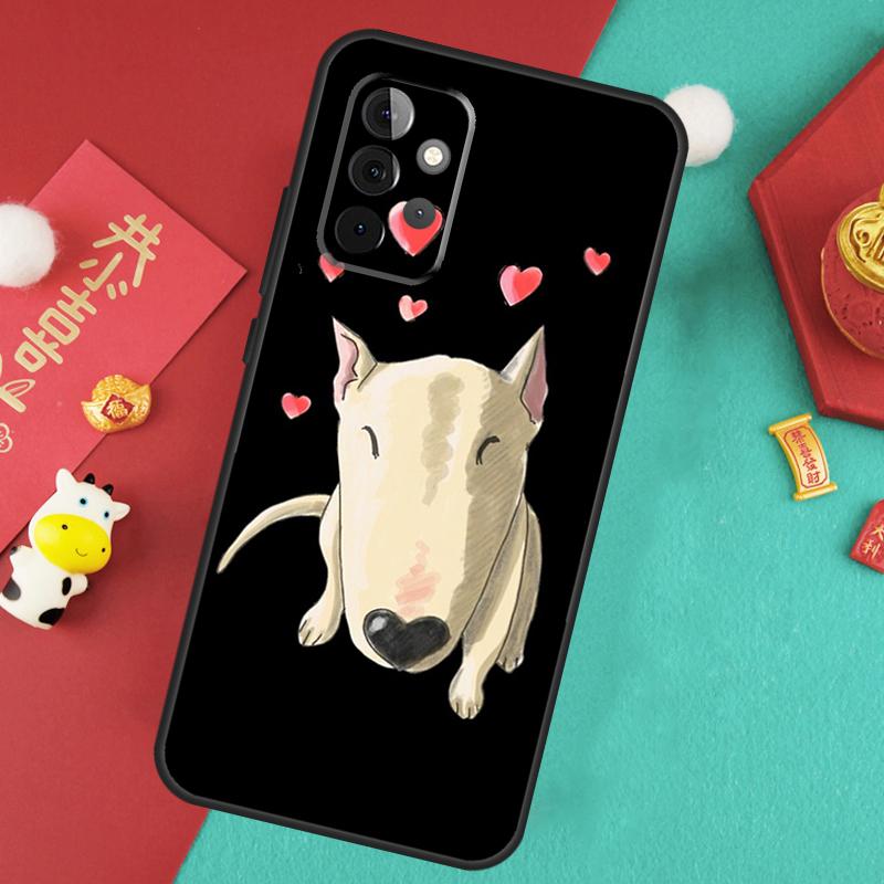 English Bull Terrier Dog Case For Samsung Galaxy A56 A36 A26 A16 A06 A13 A33 A53 A15 A35 A55 A34 A54 A12 A32 A52 A17