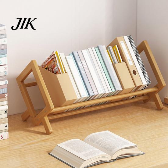 High-quality Storage Shelf Desktop Book Bamboo Organizer Rack Office Desk Wooden Magazine Display Tilting Bookcase Holder Stand Home