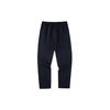 Anta Solid Color Brand Print Straight Leg Sports Pants Men Bottoms Black 152237310-1