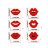 Fashion Enamel Pin Mouth Shaped Brooch Elegant Jackets Bag Backpack Badge Eye Catching Accessory for Trendsetters