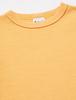Champion Short Sleeve with Heather Size 150 T-Shirt One-Point Logo, Basic, CK-V301, Boys, Yellow,