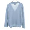 MACKINTOSH PHILOSOPHY Linen Blend Long Sleeve Knit Cardigan 38 Blue Gray Women Used
