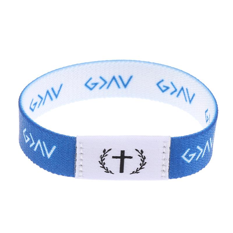 Wearable Bible Bracelet Religious Bracelets Christian Daily Bible Verse Bracelet With Nfc Rfid Elastic Wristband