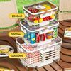 Multifunctional Fresh-Keeping Box with Handle, Sealed Food Container for Home & Outdoor Camping, Fruit & Meal Prep