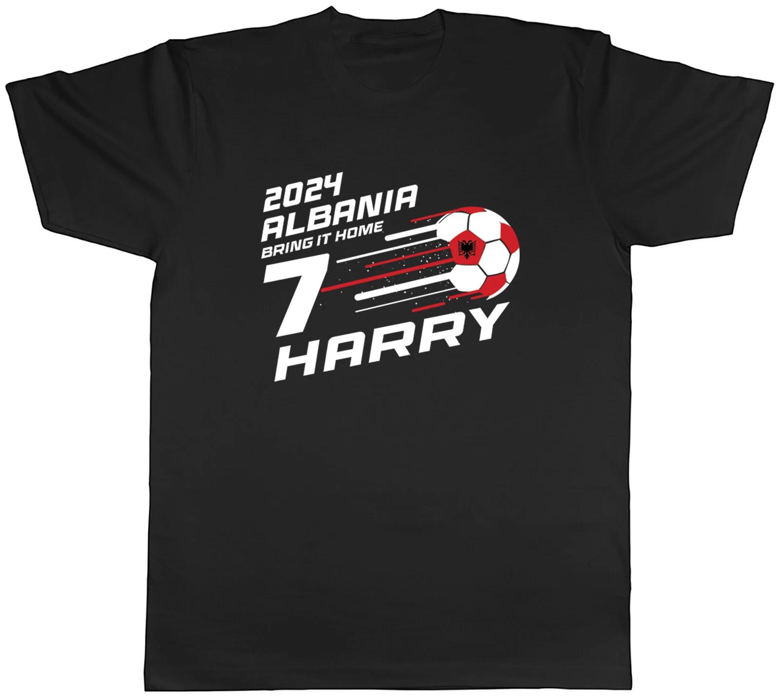 Personalised Albania Football Fan Mens T-Shirt Any Name Number Bring it Home Tee XL