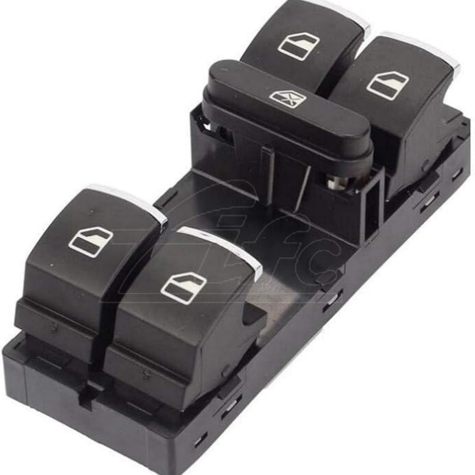Volkswagen Polo Driver s Side Bright Edge Window Lifter Switch 6RD959857E