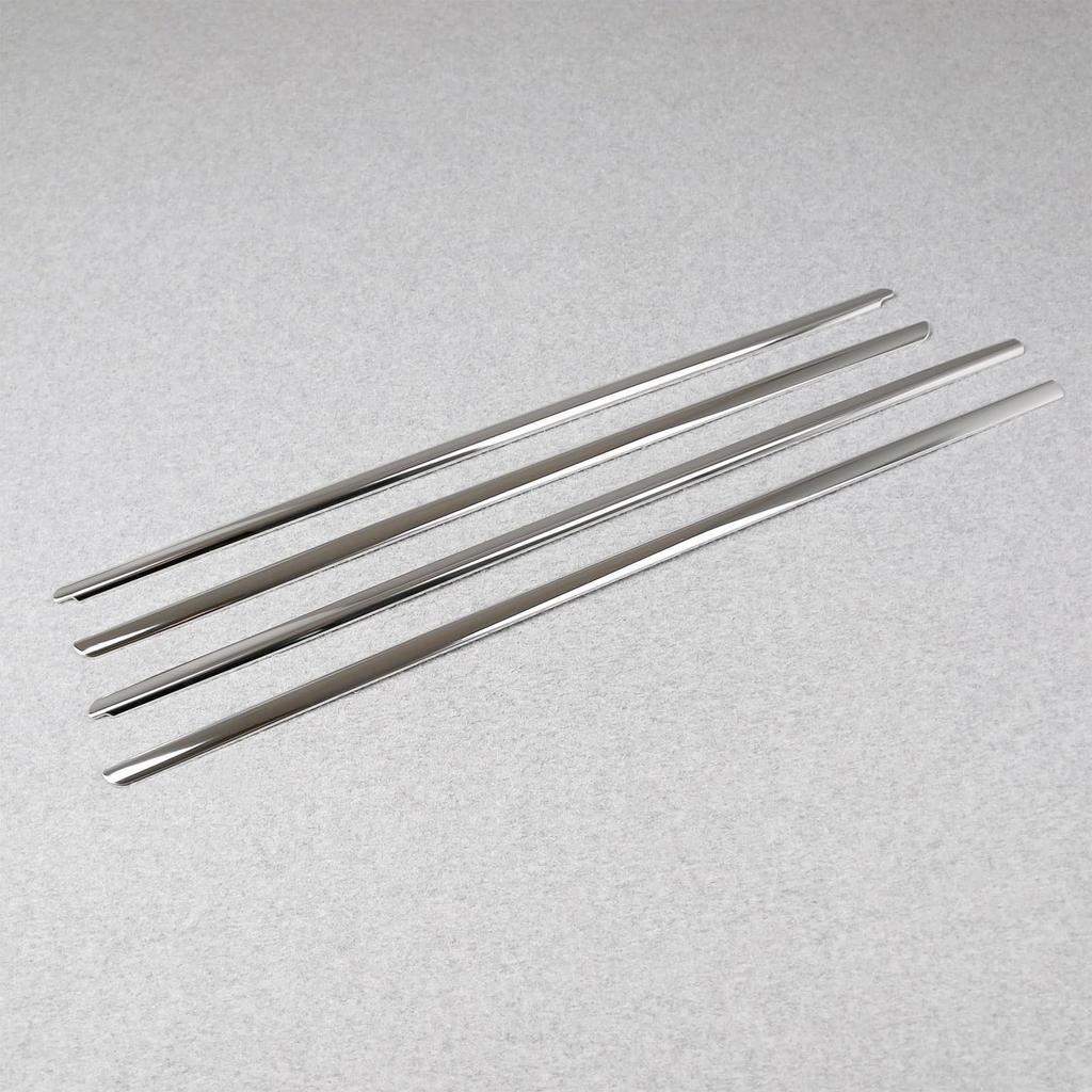 RUIQ Exterior Stainless Steel Full Set Window Frame Trim and Pillar for the New Daihatsu Move LA850S/LA860S (Chrome Plated)