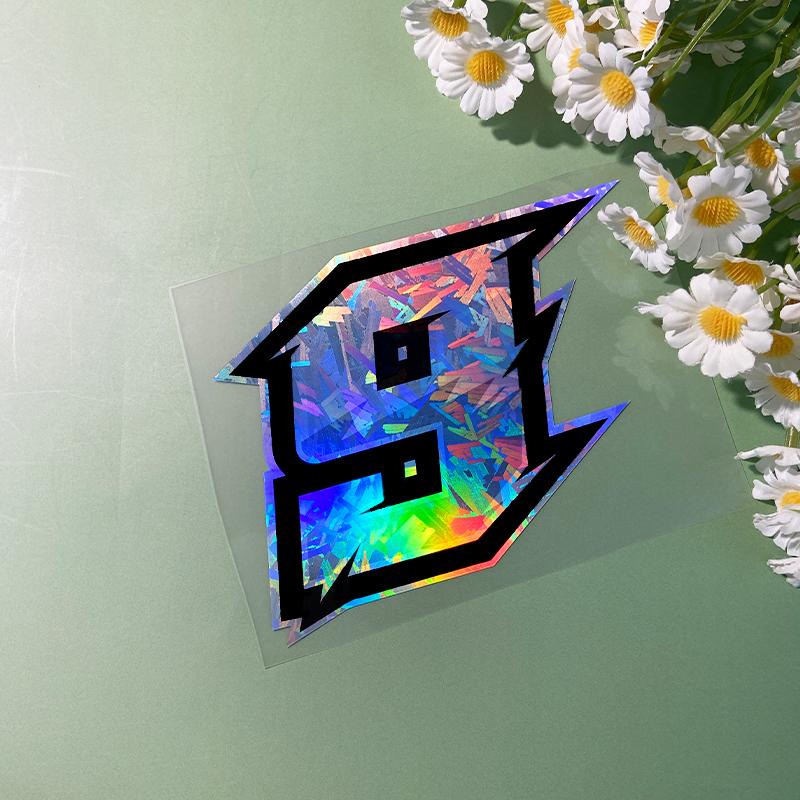 1PC Holographic Carbon Arabic Numerals Motorcycle Sticker Waterproof for Motorbike Fuel Tank Windshield Scooter Bike Vinyl Decal