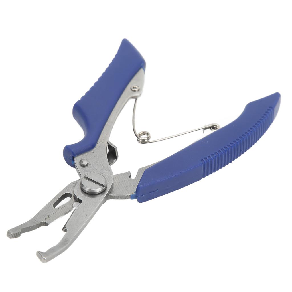 Stainless Steel Fishing Pliers Curved Mouth Lure Wire Cutter Multifunction Lure Pliers for Outdoor Fishing