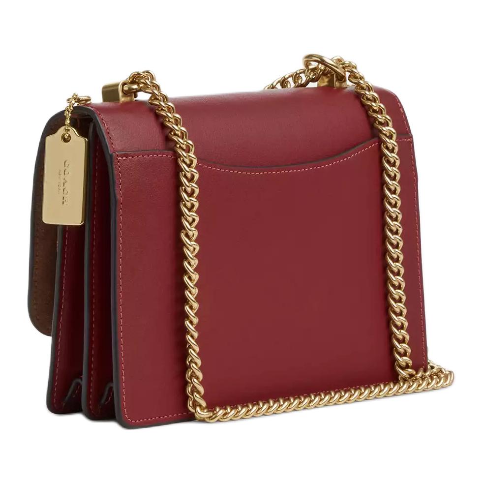 COACH Klare Coated Canvas Crossbody Bag, Shoulder Bag Small Women's Burgundy CY689-IMTAM