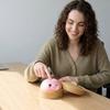Bao Dumpling Bubble Squeeze Toy In Steamer Box Design Soft Touch Stress Relief Sensory Fidget for Desk Office Home Play