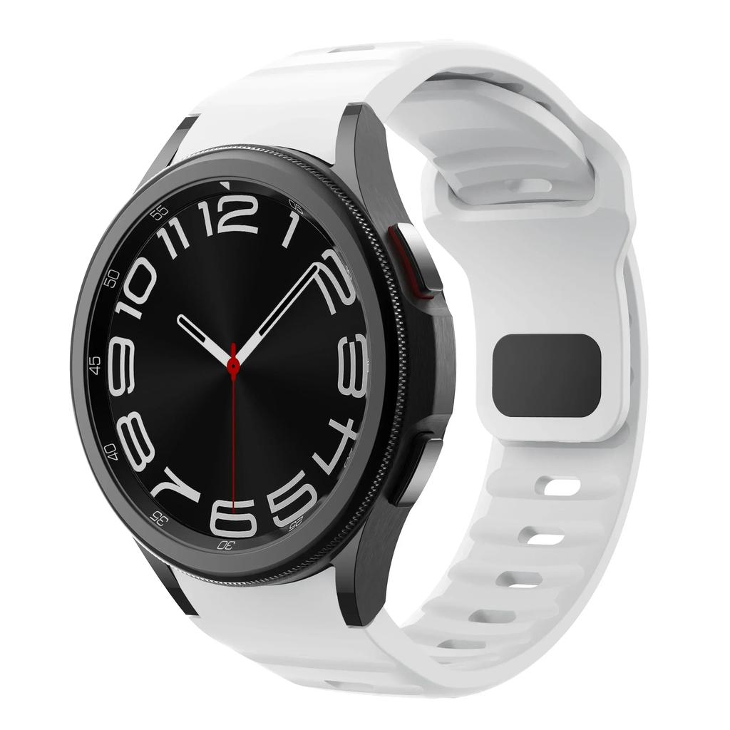 Silikonarmband für Samsung Galaxy Watch 6 Classic 47 mm 43 mm/4 Classic 46 mm 42 mm Armband Galaxy Watch 5/5pro 45 mm/4/6 40 mm 44 mm