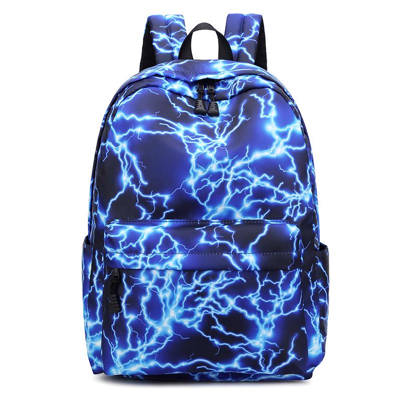 

Рюкзак Starry Sky Lightning для учнів молодших та старших класів – Унісекс шкільна та дорожня сумка синій