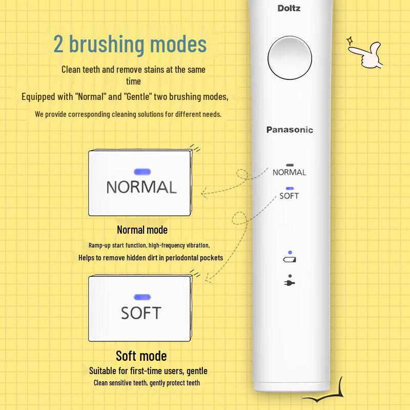 Panasonic EW-PDL34P405 Sonic Electric Toothbrush CN Plug (adapter Included)