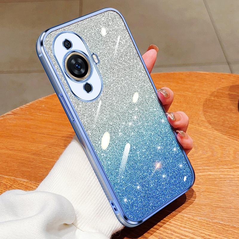 

Для Huawei nova 12s 12 s nova12s FOA-LX9 чехол мягкий силиконовый край с покрытием из ТПУ чехол для телефона задняя крышка For Huawei nova 12s синий