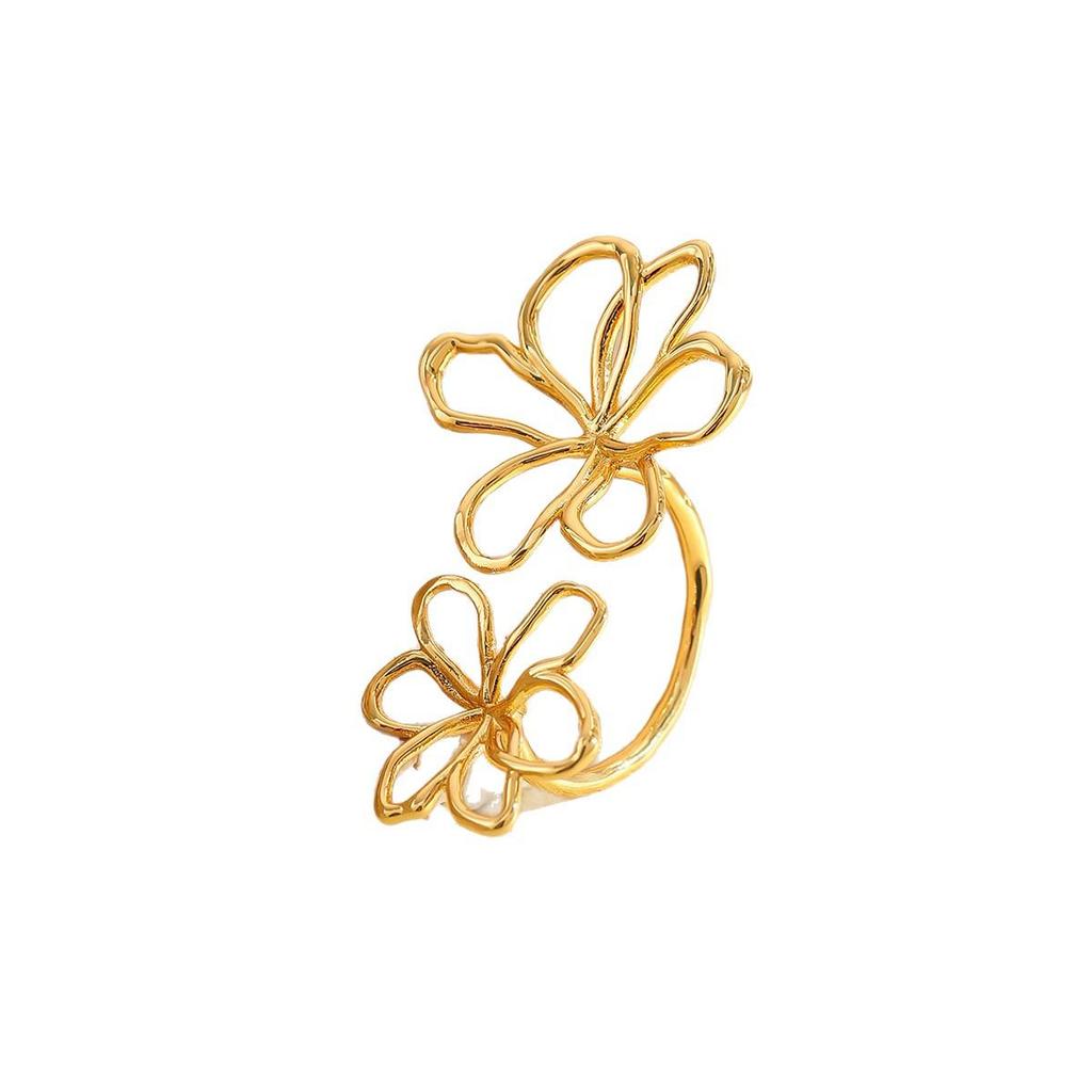 Star Flower Adjustable Ring for Women