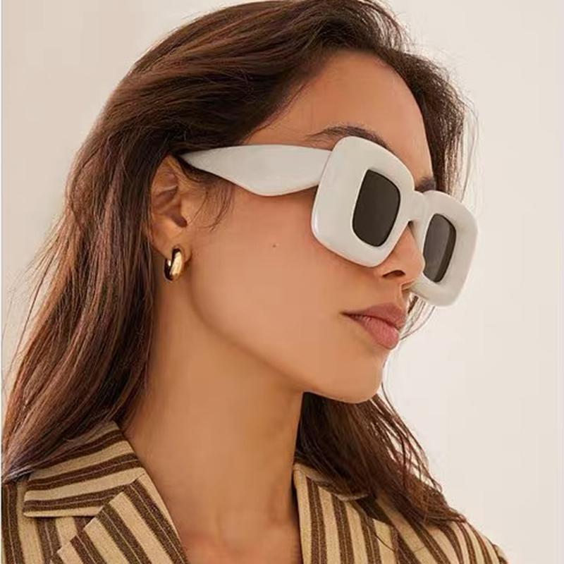 Vintage Designer y2k Square Sunglasses Luxury Big Frame Oversized Balloon Shades for Women Men Trendy