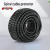 Black Spiral Cable Protector Sleeve 20mm