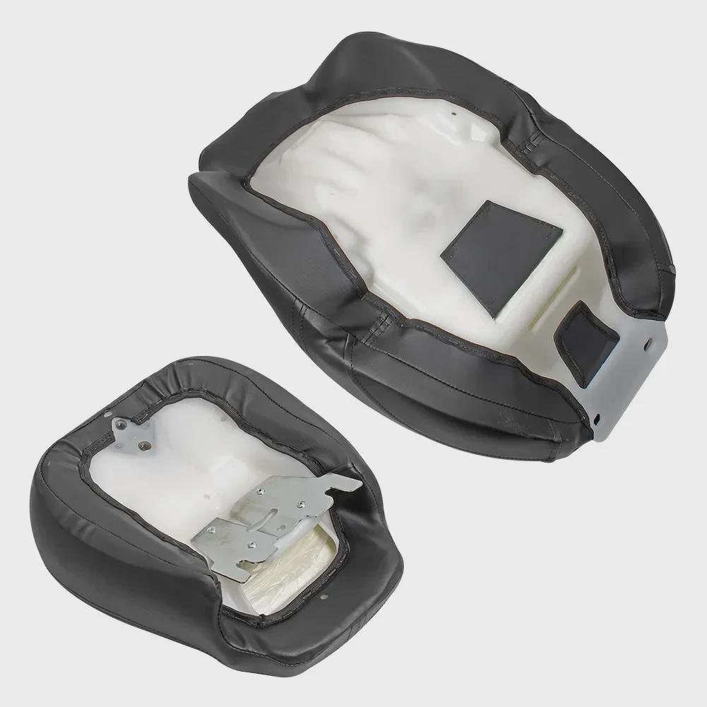 Fits Harley CVO Street/Road Glide, Road King Models 2009-2021; Modified Double Light Front/Rear Seat Cushions.