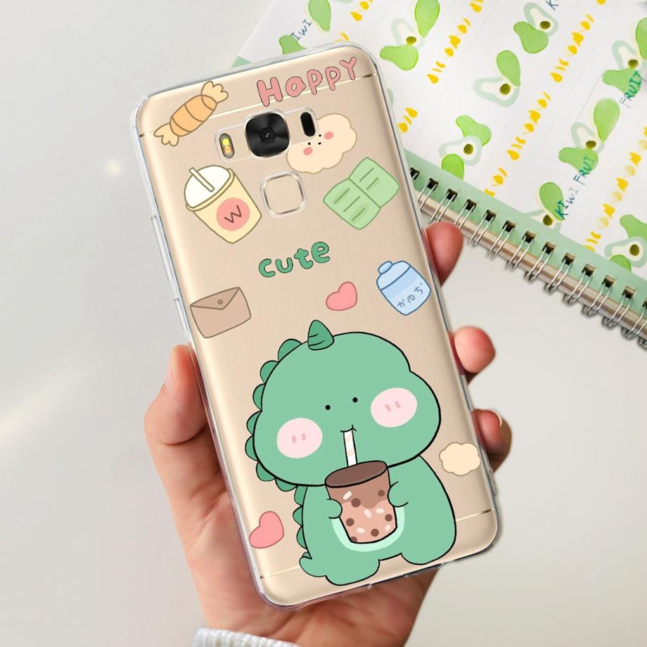 For ASUS ZENFONE 3 MAX ZC553KL / ZOOM S ZE553KL / 4 SELFIE ZD553KL ZD552KL Phone Case Soft Clear Silicone Bumper Coque Fashion