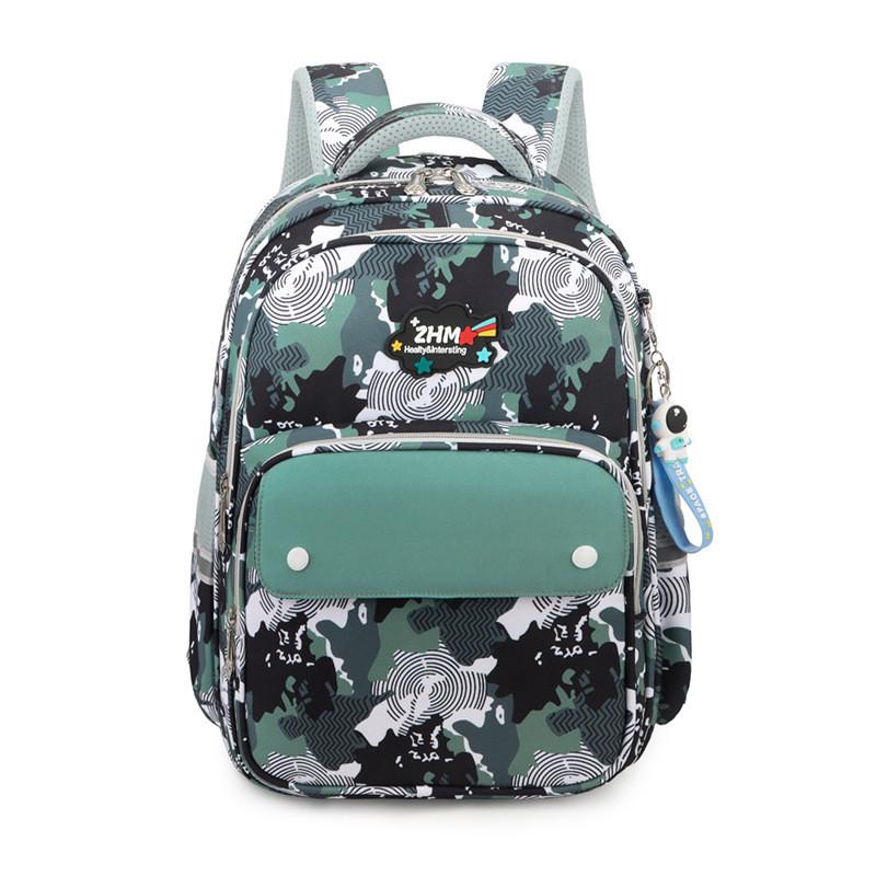 Adorable Oxford Cloth Backpack For Kids With Ergonomic Design And Cute Print
