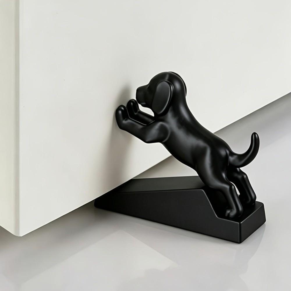 Thickened Dog-Shaped Door Wedge Noise-Reducing Door Stop Wedge Cat Door Holder Home Decoration
