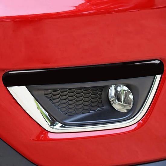 2PCS ABS Daytime Running Light Lamp Cover Trim Strip for Jeep Compass 2017-