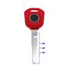 Motorcycle Key Replace Uncut Keys For HONDA CBF600 CBR954 F4I F4 F5 Double Slot Groove Uncut Blade Keys
