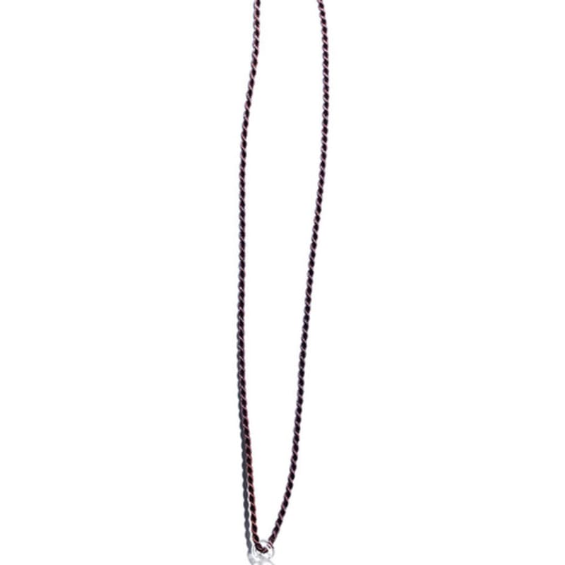 niroserendipity iLOVE MUSHROOM NECKLACE(POLY TWiST STRAP) #105