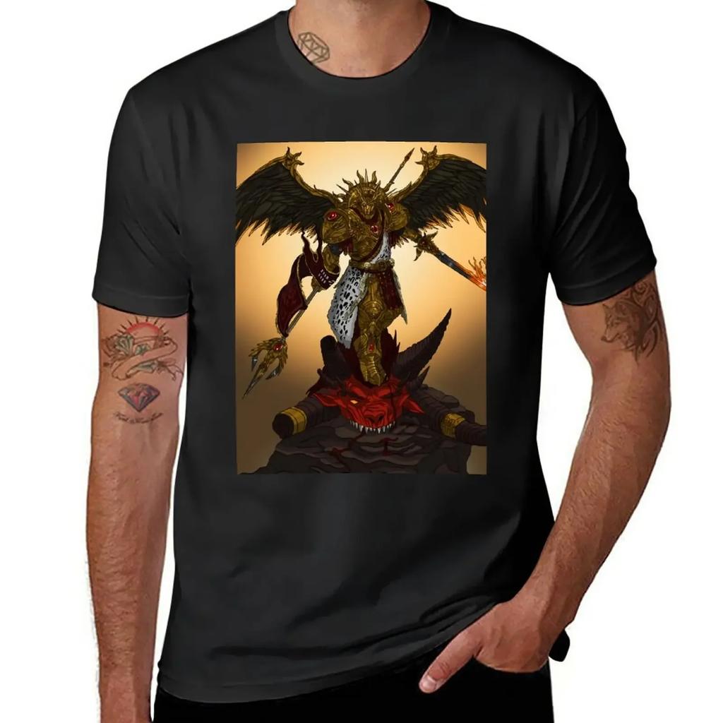 Sanguinius: Primarch of the Blood Angels T-Shirt animal print shirt for boys quick drying t-shirt graphic t shirts