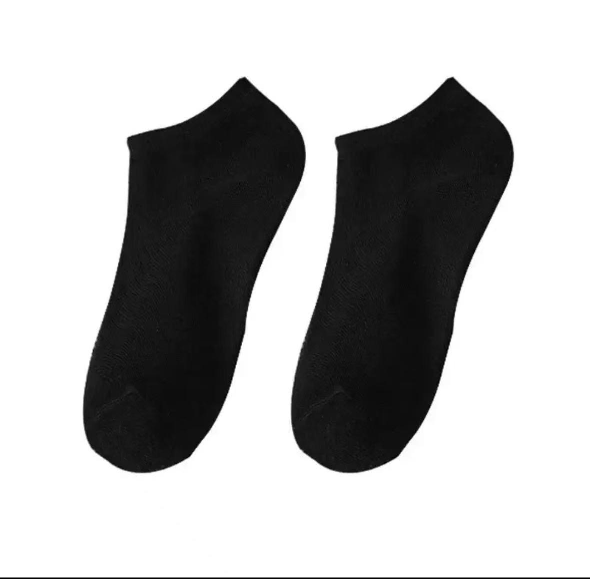 

Men s Four Seasons Low-Cut Boat Socks - Black, White, Gray, Solid Color, Invisible Style One Size чёрный
