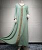 Muslimische Frauen Bronzing besticktes Kleid Muslim Dubai Abaya Robe