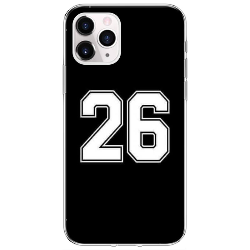 S O C 9 7 Lucky Number And Black Letter Phone Case For iPhone 12 11Pro XS MAX XR 7 8 6 Plus 5 5S SE 12 Mini SE2