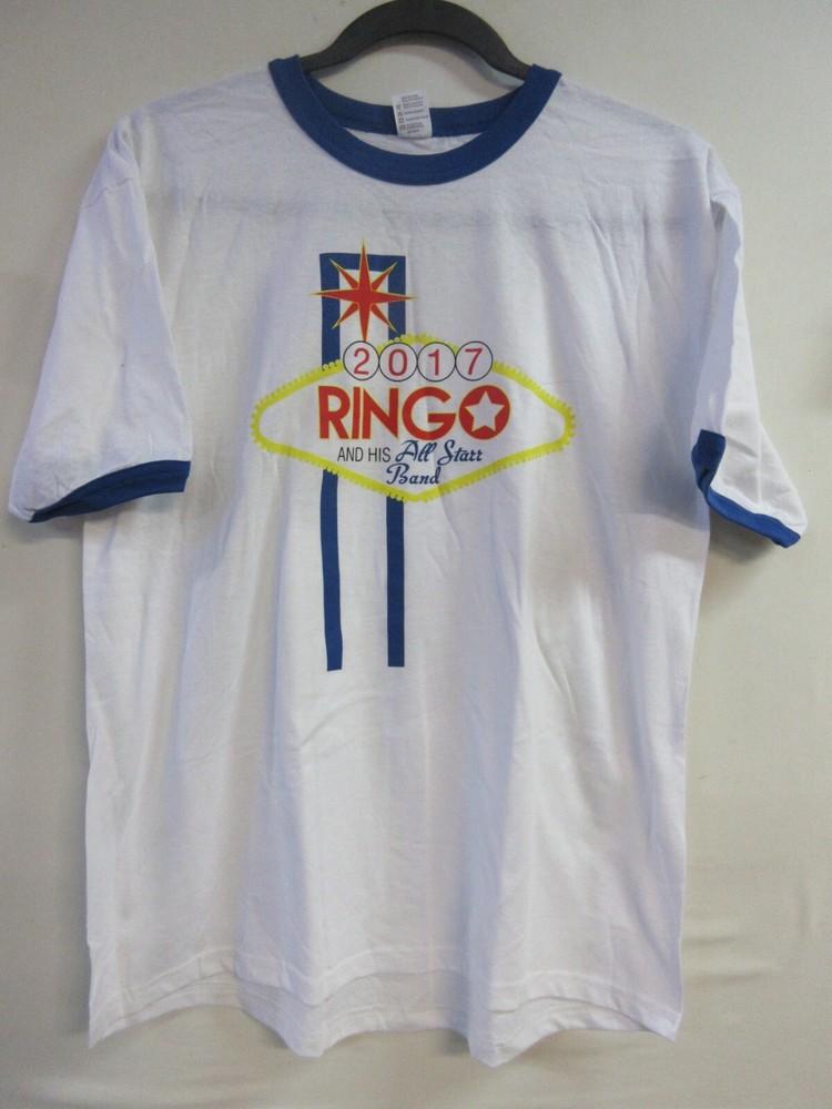 RINGO STARR OFFICIAL MERCH 2017 TOUR BAND CONCERT MUSIC RINGER  2XL / XXL Unisex T-Shirt XXL
