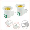 EU US UK Plug E27 Lamp Base Flexible Bend Mobile Test Light Socket Light Adapter Plug Switch  Lamp Holder For LED Table Lamp