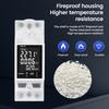 APP WiFi Din Rail Power Monitor Wattmeter Voltmeter Ampermeter Digital Energy Meter Over Under Voltage Protector Relay Switch